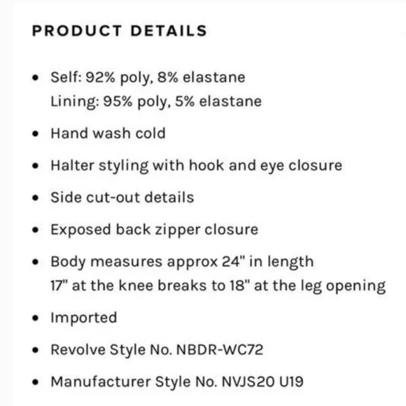 NBD x Naven Olivia Jumpsuit - Never Worn! - Picture 3 of 6